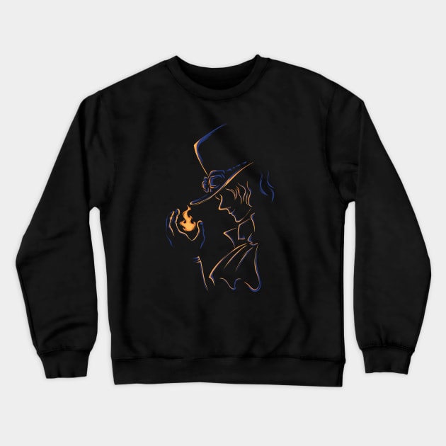 The Flame From My Brother Crewneck Sweatshirt by petterart